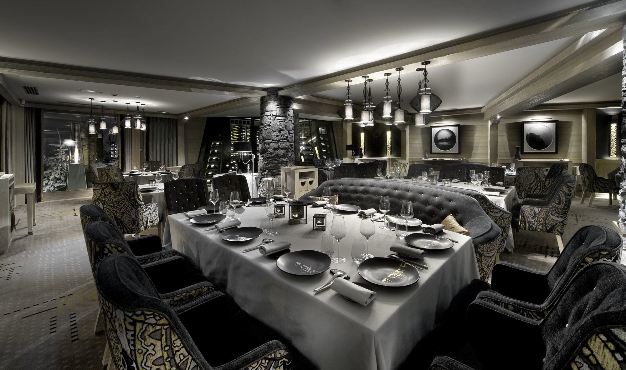 Hotel Le K2 Palace Courchevel Restaurant billede